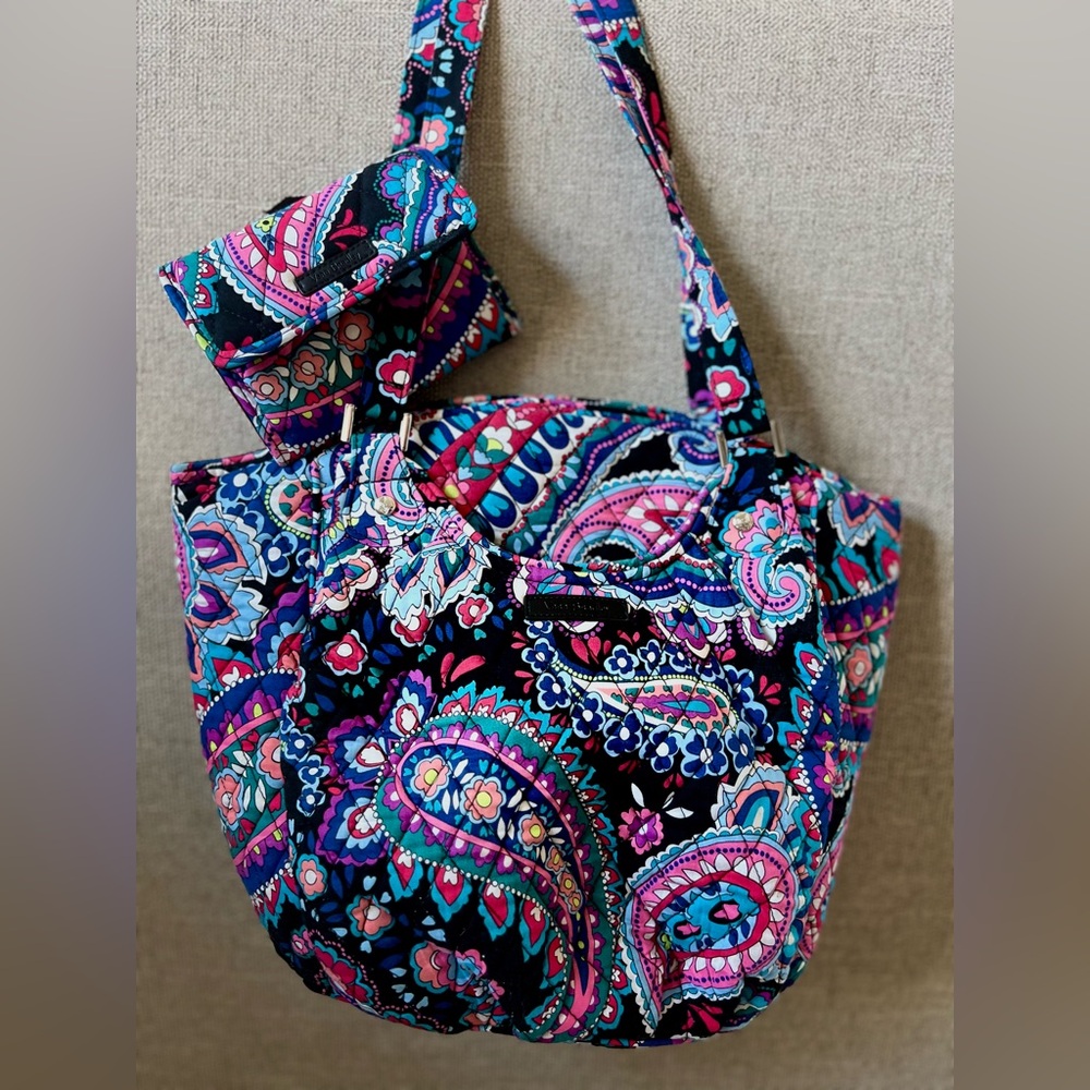 Vera Bradley Glenna Shoulder Bag, Haymarket Paisley Pattern